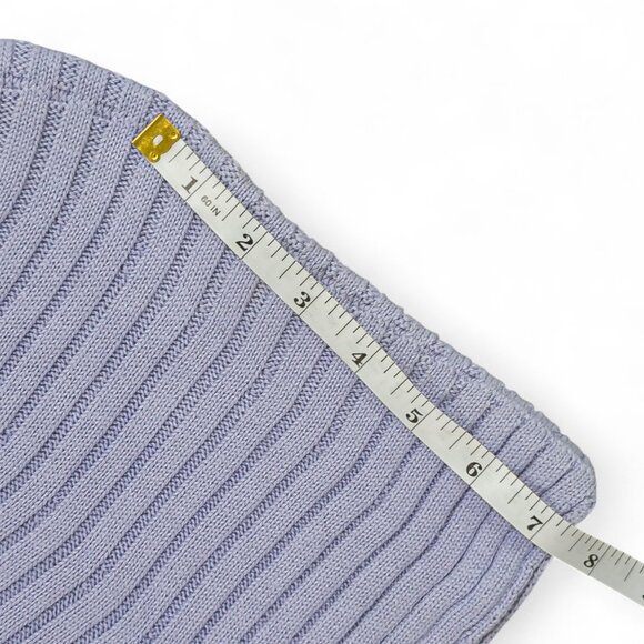 Uniqlo 3D Cotton Boat Neck Sweater – Lavender, Size M (fits S), Excellent Cond't - Picture 9 of 11